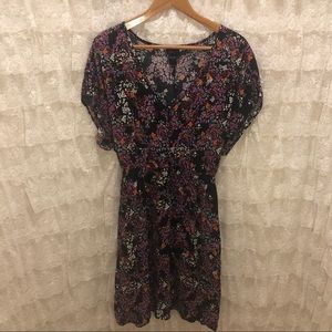 Torrid V-Neck Floral Shirt Dress Size 2